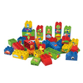 Biobuddi 006 - Educational blocks with baseplate boys